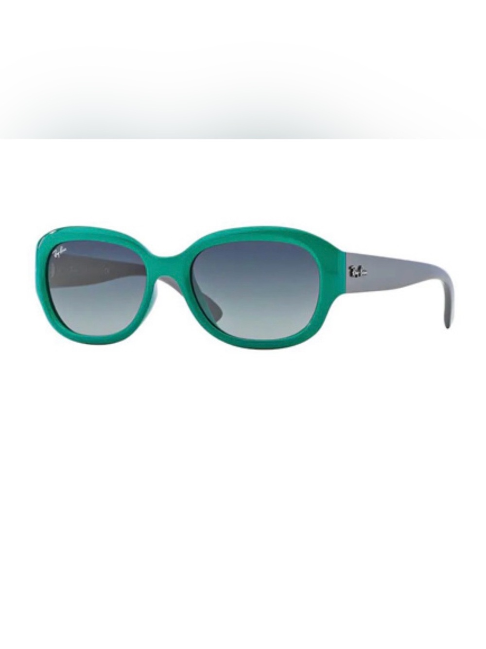 RAY-BAN RB4198 HIGHSTREET SUNGLASSES 6047/71 LADIES teal gray